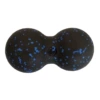 Double ball 8x16 black + blue dot