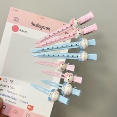 スイートキティ ワンラインヘアピン ポジショニングメイククリップ サイドシームレスヘアピン かわいい前髪ドーパミンヘアアクセサリー