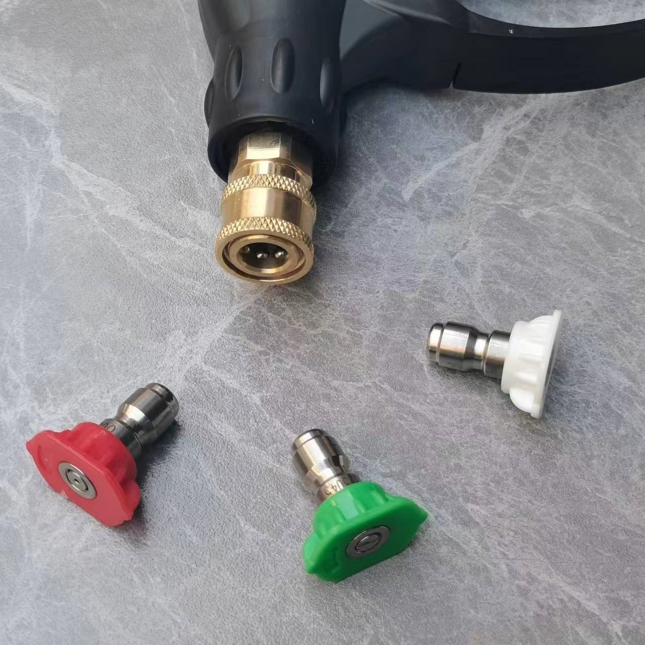 Compass High-Pressure Car Washer Accessories Household Water Hose with Water Gun Brush Car Pump Outlet Pipe Explosion-Proof Hose with Gun