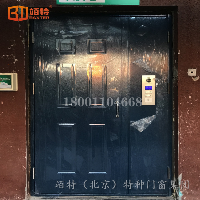 小区住宅楼入户单元门 钢制楼宇单元门销售价格-阿里巴巴
