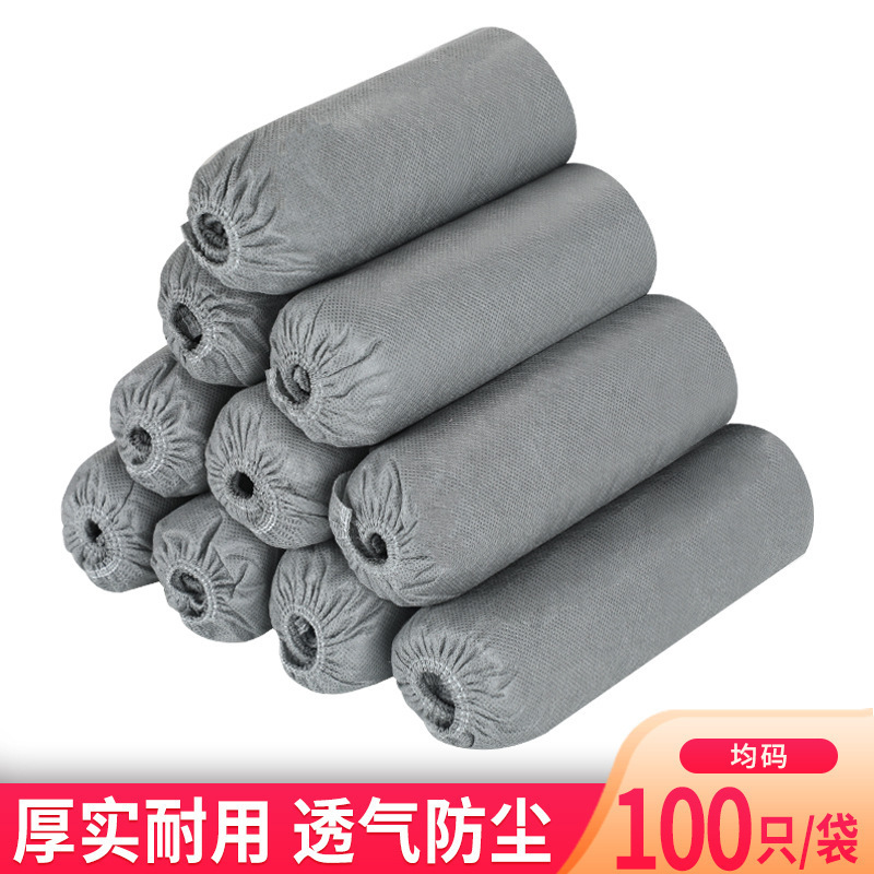 厚みのある使い捨て屋内家庭用靴カバー、耐摩耗性、滑り止めフットカバー、大人用プラスチック防水性と防雨性のフットカバー卸売|undefined