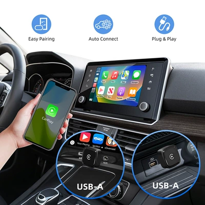 Amazon Carplay Apple Android Simsiz CarPlay və Android Auto