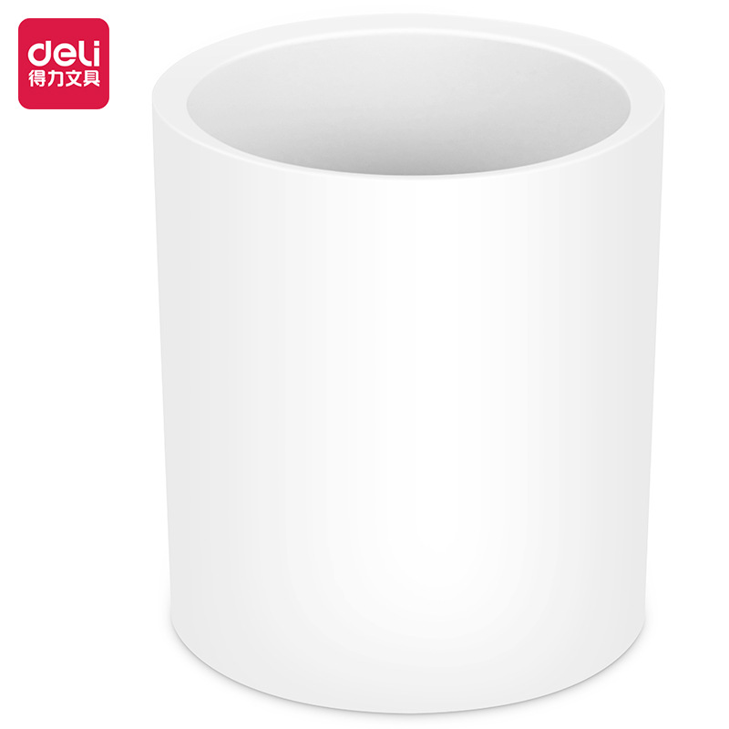 델리 NS023 라운드 펜 홀더 간단한 패션 고등학교 학생 사무실 데스크탑 문구 저장 펜 박스 도매
