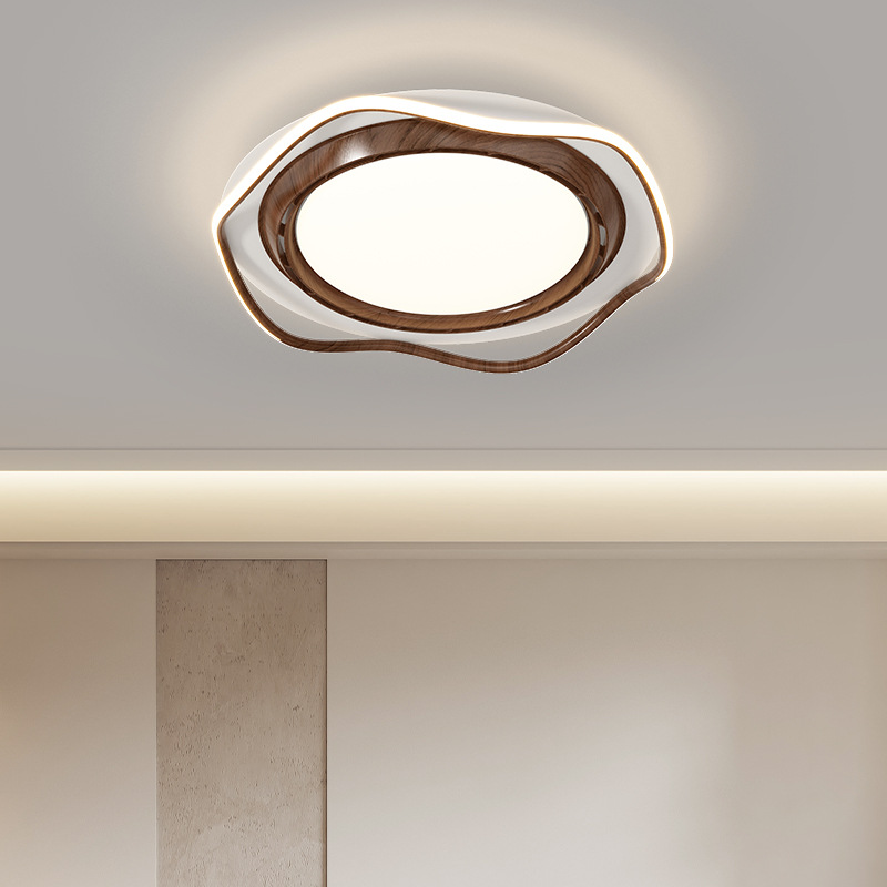 Luz de ventilador nueva lámpara de ventilador de techo de dormitorio silenciosa y cómoda sin hojas lámpara de techo de estudio de protección ocular de espectro completo