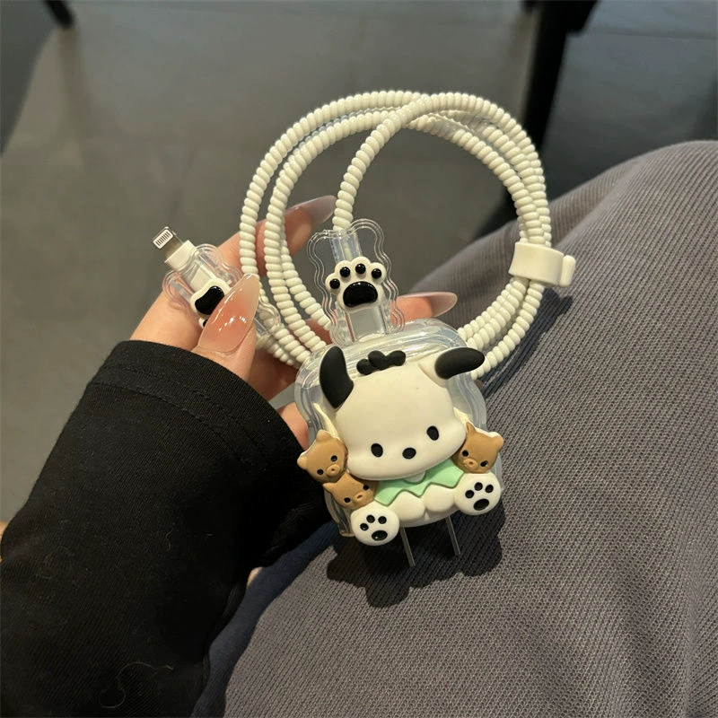 20w наложение теневой пача собака яблоко 16 зарядный кабель защитный чехол 20w для iphone15promax защиты