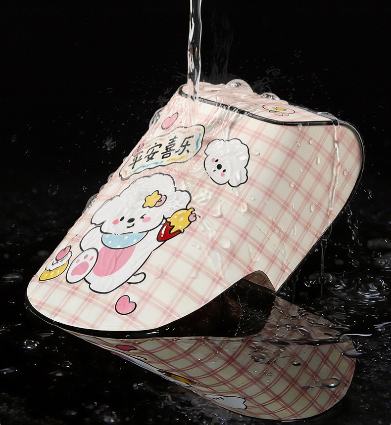 Electric vehicle handlebar covers, sun-proof and waterproof, universal cute cartoon electric bike hand guards, summer riding windproof handle covers