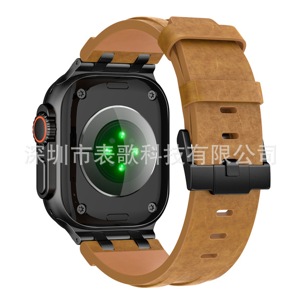 Apple S11 watch strap Crazy Horse belt suitable for Apple iwatch10…