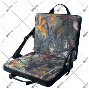 Portable camping foldable thickened cushion backrest folding chair Beach Stadium thick cotton cushion