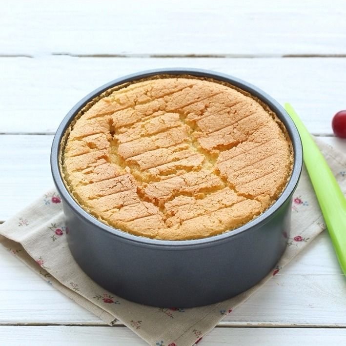 圆形活底蛋糕模具6寸8烘焙工具家用烤箱商用芝士不沾锅