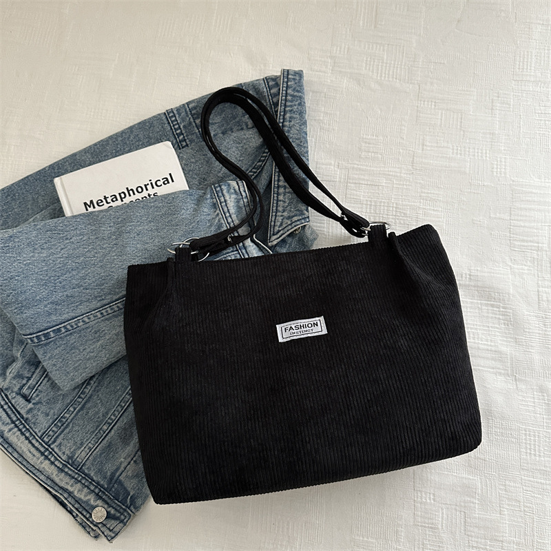 Bolsa de moda coreana de gran capacidad 2024 invierno nuevos zapatos de hombro único versátiles INS bolsas casuales bolsas especiales