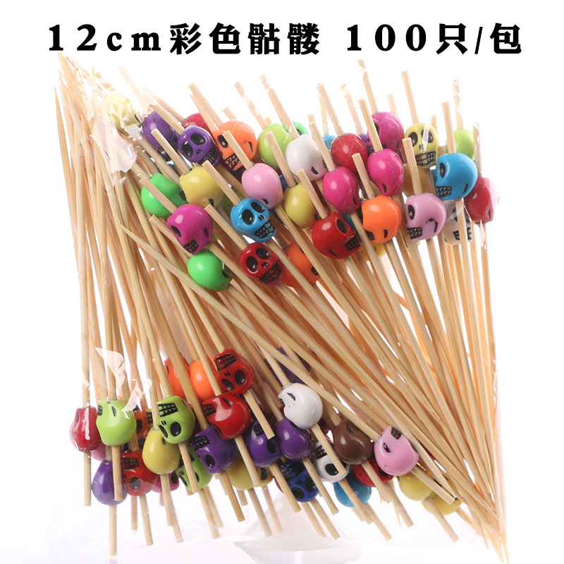 Fruit stick desechable flor stick