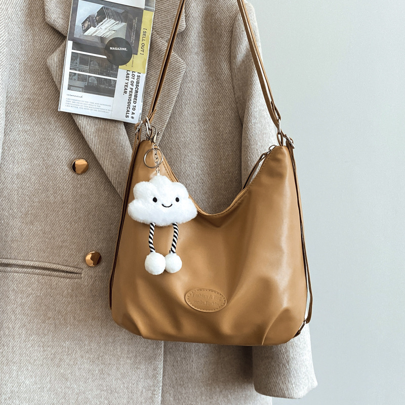 Bolsa de mujer coreana de gran capacidad bajo la axila 2024 retro nuevo otoño y invierno de hombro de moda versátil bolso de hombro