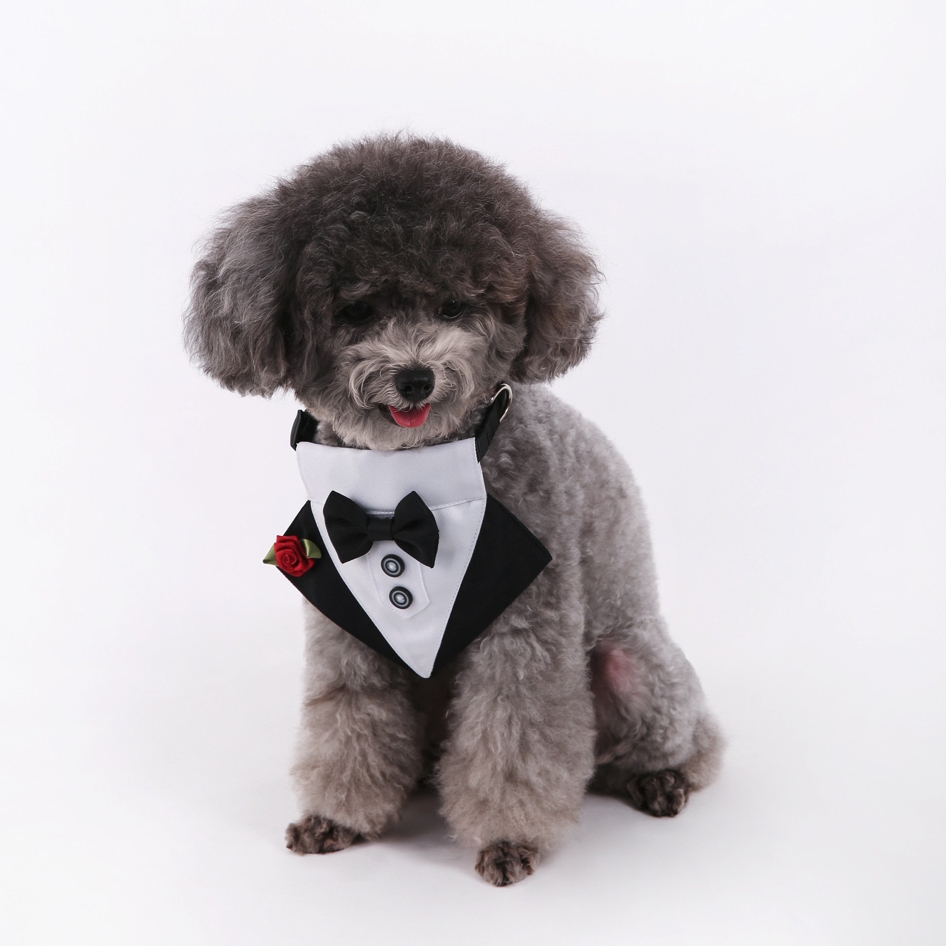 Navidad Año Nuevo transfronterizo nuevo estilo británico trajes de boda toallas de boda toallas de triángulo bufandas para mascotas