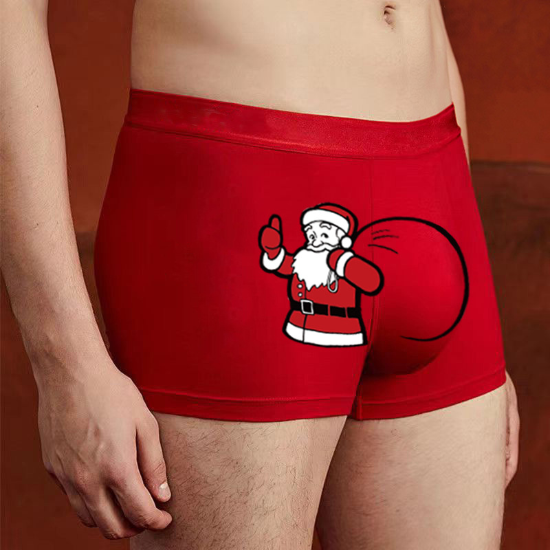 圣诞内裤男圣诞节平安夜男友男朋友男生生日礼盒创意搞怪实用新年