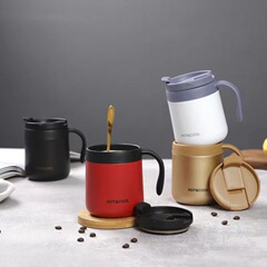 二層304ステンレス保温カップコップお茶コーヒーカップオフィス飲料カッププレゼントカップ卸売り