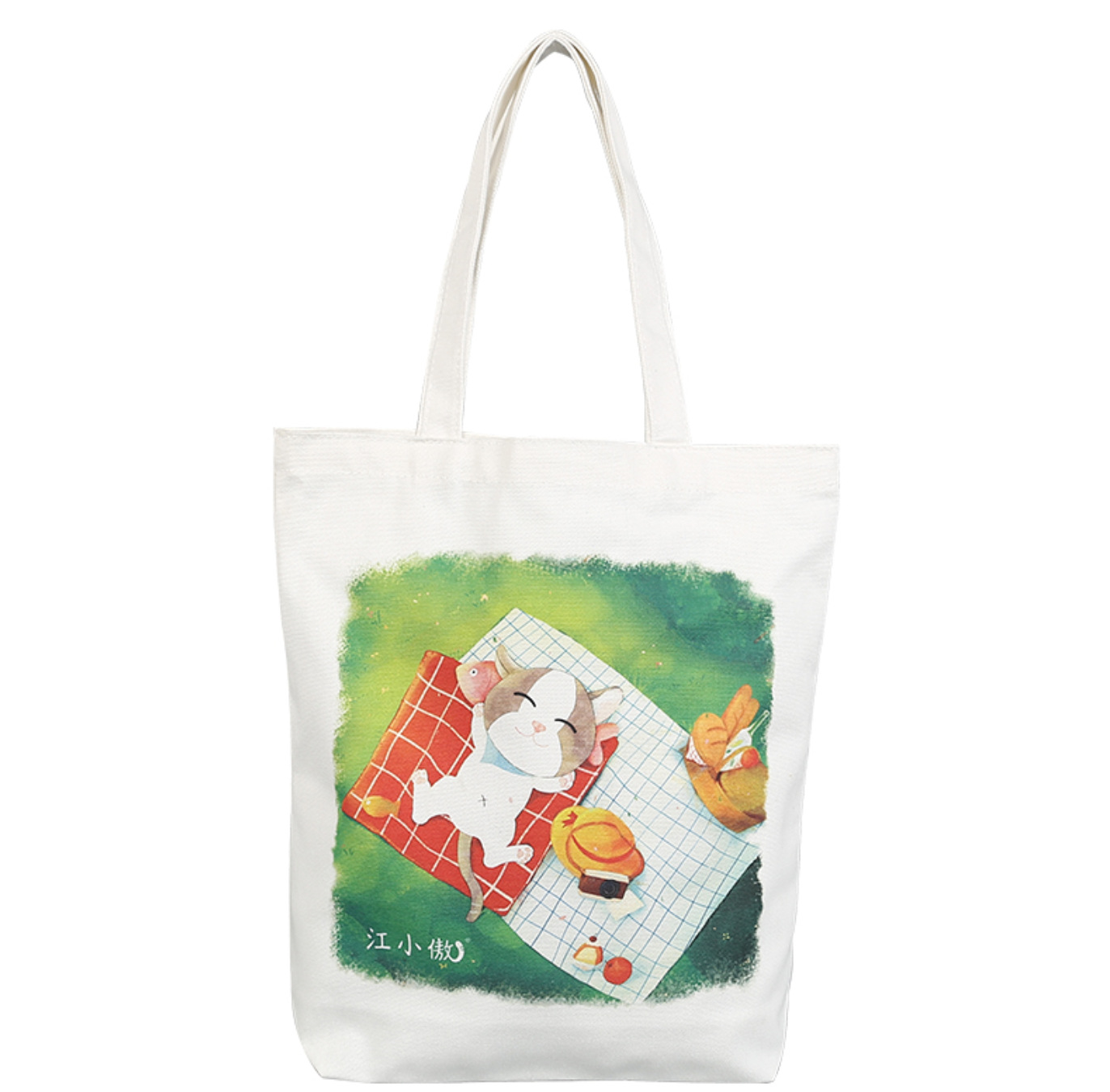 创意帆布袋彩印包加印空白DIY棉布袋手提环保购物袋自定义LOGO