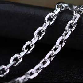 新款银色金属裤链配饰个性嘻哈朋克潮霸气链子裤链肩包带链条批发