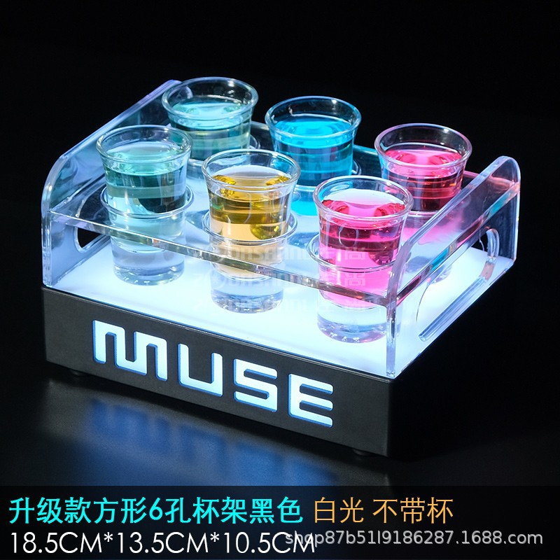 Barra de vino emisor de luz partido KTV Mesa cubo taza de vino titular de la taza de vino champán taza de la bala