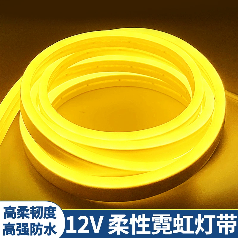 Низкое напряжение 12В LED лента неон 6*12 гибкая уличная водонепроницаемость IP65 силикон для гостиной, наружной рекламы