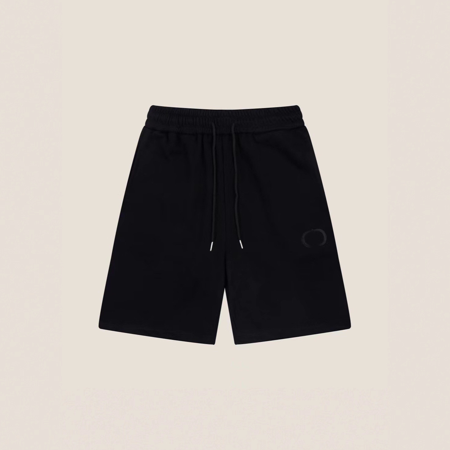 Summer Cd Letter Small Logo Three-Dimensional Embroidered Shorts Men's Casual Loose Large Size Trendy Five-Point Thin Shorts