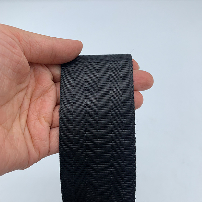 High Strength Polyester Cargo Lashing Strap Car Safety Belt (Trailer rope/net/strap) - black-48cm-wide-5-meters
