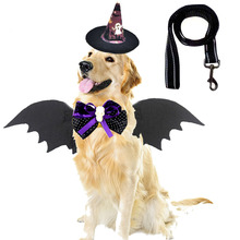 跨境万圣节宠物变身蝙蝠翅膀 万圣节套装 节日宠物配饰装扮