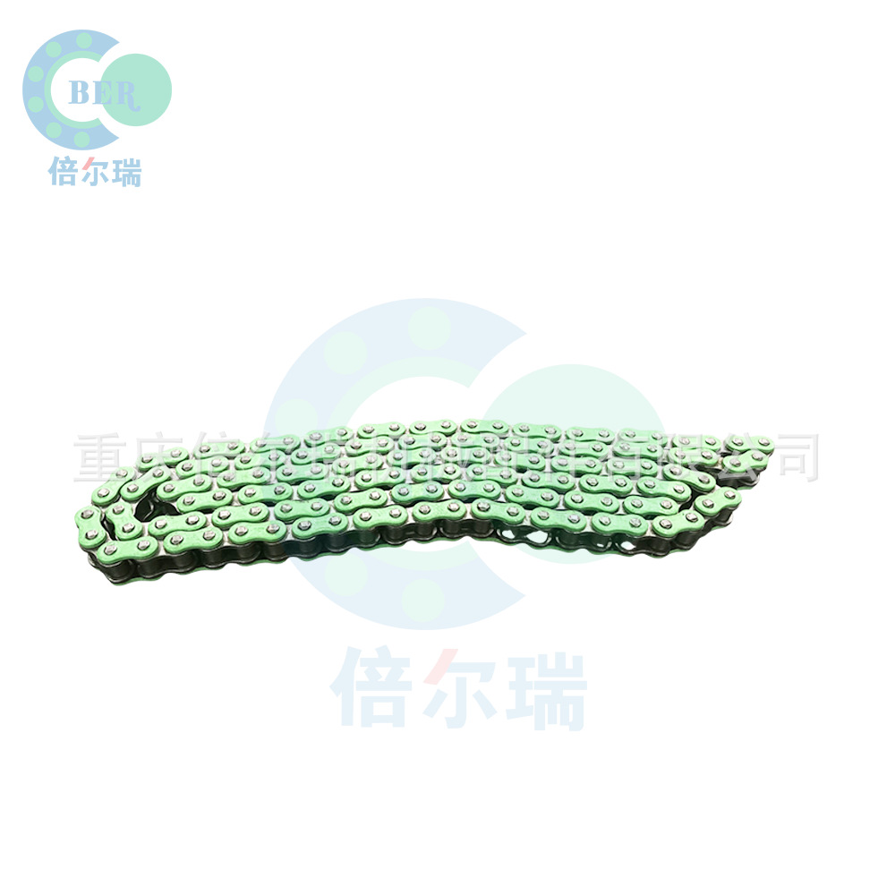 Motocicleta modificada cadena verde 428H 132L sistema de transmisión de la motocicleta