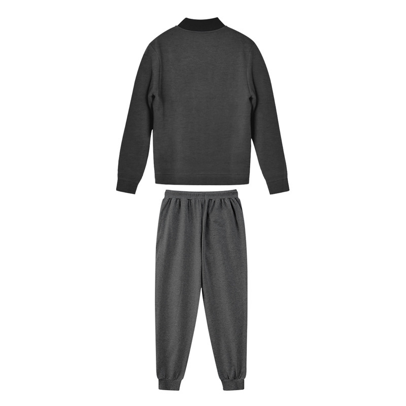 700g Weight Long Sleeve Sleeve Length Cotton Blend, Polyester Fabric Type Pants Sets Sets Type 2 Pieces Set Quantity Casual Occasion Collarless Neckline Regular Fit Fit Type Solid Color Pattern Spring, Autumn Season Men's Gender Simple Style Style Casual Men's Simple Style Solid Color Cotton Blend Polyester Pants Sets 86