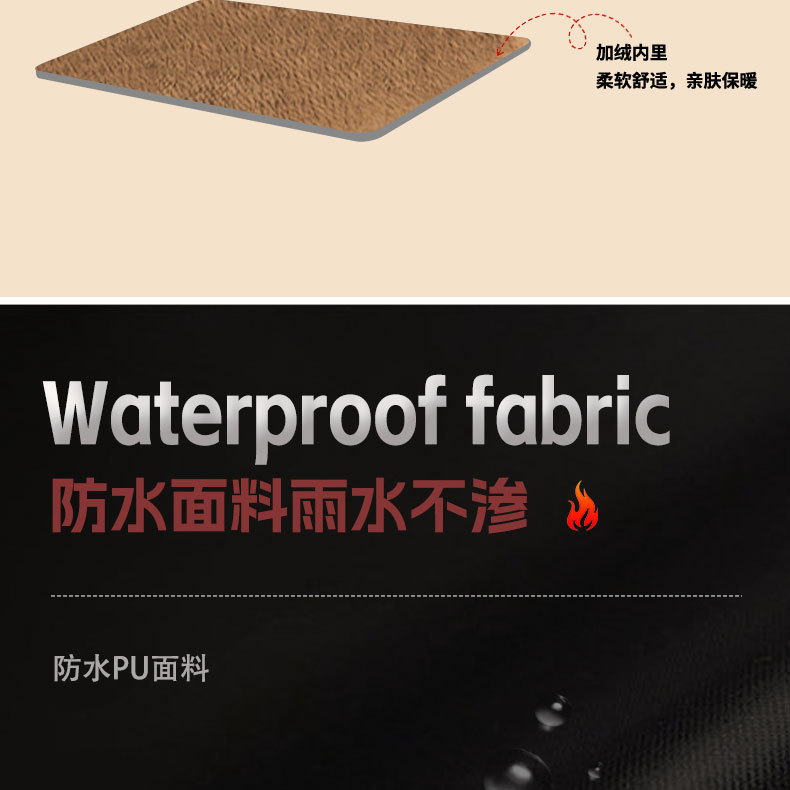 Winter warm, fleece-lined, thickened electric vehicle hand guards, windproof and cold-resistant, suitable for scooters and tricycles