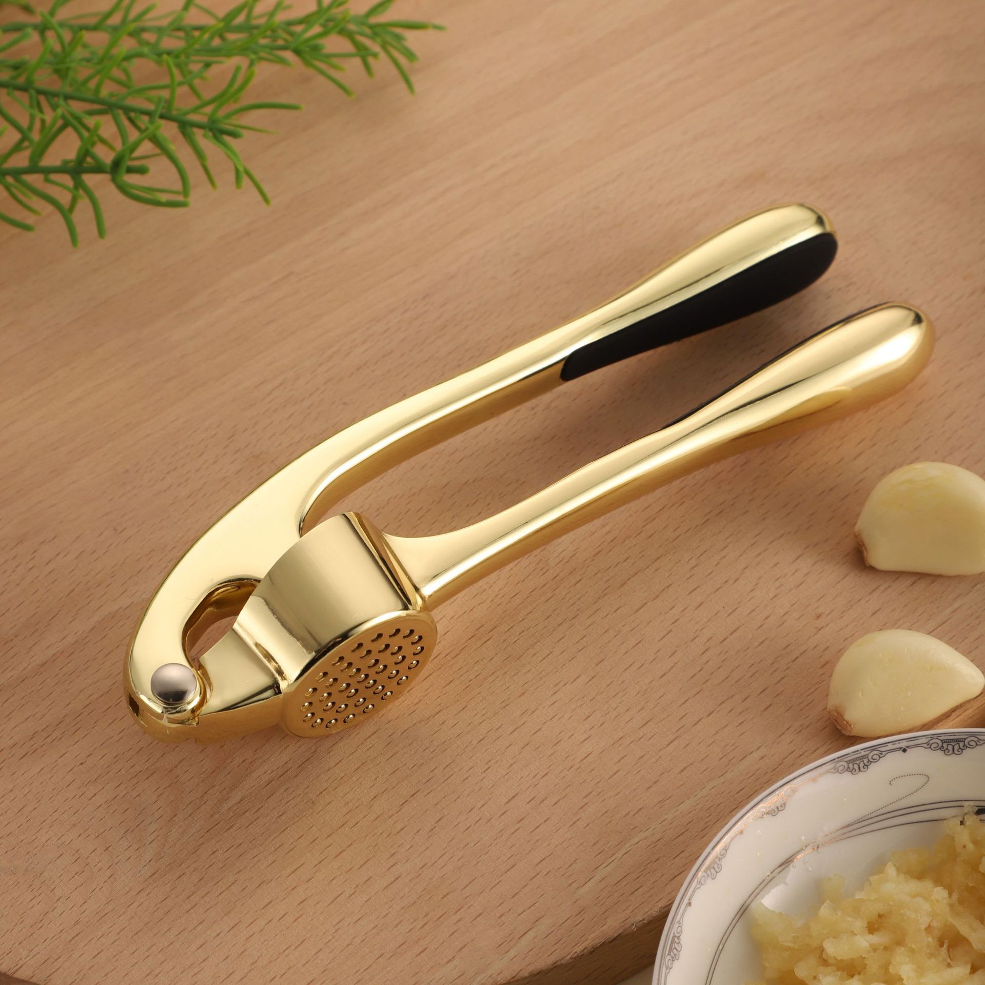 Artefacto de prensa de ajo de puré transfronterizo, cocina