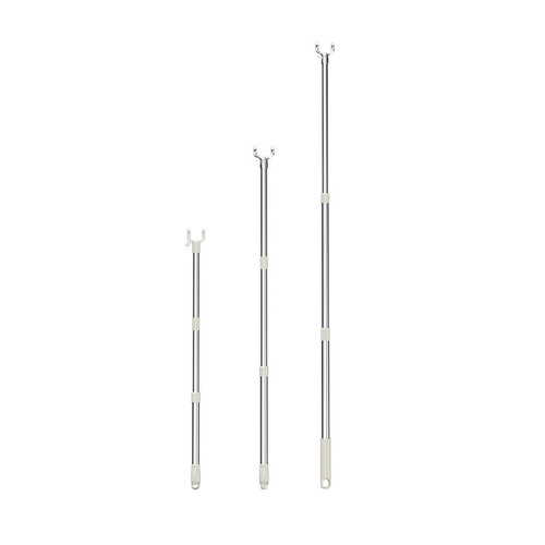 Gemeiju clothes pole support household telescopic aluminum alloy clothes drying pole balcony fork clothes pole extended clothes fork