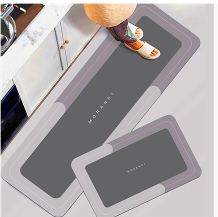 クロスボーダー専用シンプル珪藻泥キッチンフロアマット滑り止め吸水マット汚れ防止家庭用洗濯フリー可拭きカーペットセット|undefined