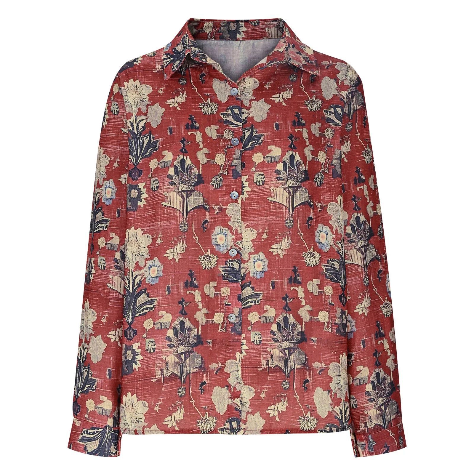2026 Cross-Border European And American Foreign Trade Women's Clothing Spring/Summer New Vintage Printed Long-Sleeve_ecoleips.com