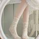 Socks women Lolita lace stockings lace Mary Jane tube socks white mesh hollow pile socks wholesale