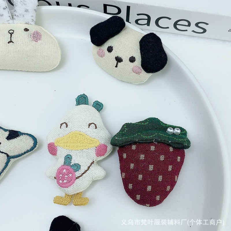 韓国漫画生地綿充填漫画ヘアアクセサリーヘアバンドアクセサリーかわいいバッグ靴下装飾衣類アクセサリー|undefined