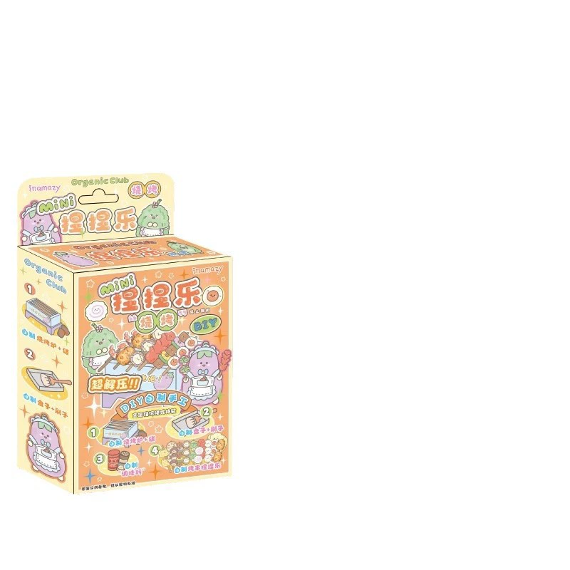 Китайская наклейка, маленькая slime-поделка, набор, объемная игрушка, китайский стиль, DIY, антистресс