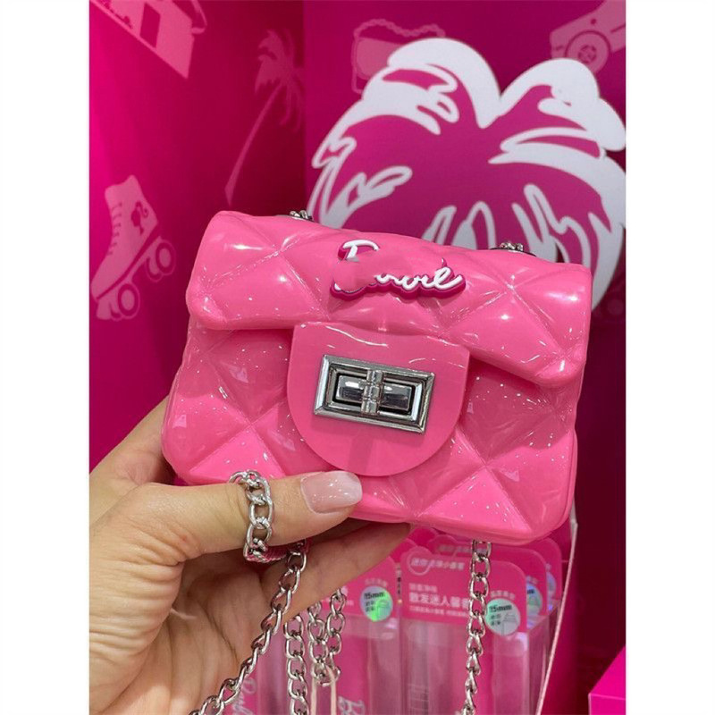 Mini Small Bag for Women 2026 New Trendy Fashion Summer Barbie Patch Small Square Bag Versatile Jelly Shoulder Crossbody Bag for Women Mini Small Bag for Women 2026 New Trendy Fashion Summer Barbie Patch Small Square Bag Versatile Jelly Shoulder Crossbody Bag for Women