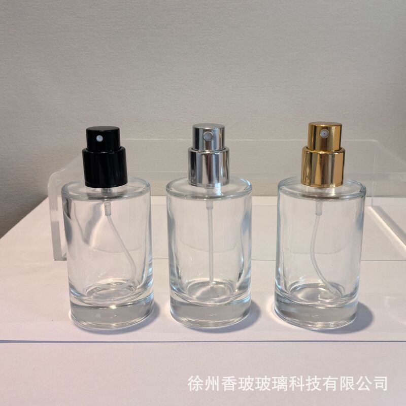 现货厂家足量30ml圆柱玻璃香水瓶喷雾分装瓶15牙卡口小样瓶|undefined
