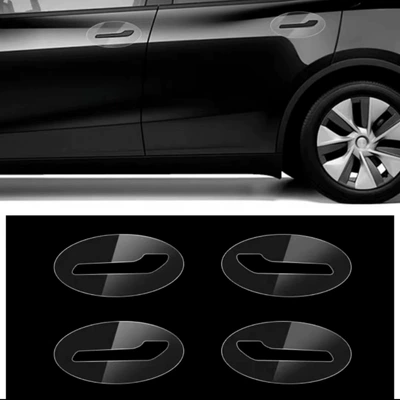 Car paint protective film, of Model Y/3/Yl Rear Door - four-door-wrist-membrane-universal-transparent