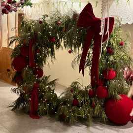 圣诞节主题氛围感装饰品商业美陈场景布置室内门店摆件陈列