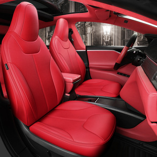 [Трансграничные] Применяет Tesla 12-25 MODEL S/X полностью окружен кожаный чехол сиденья для сиденья автомобиля