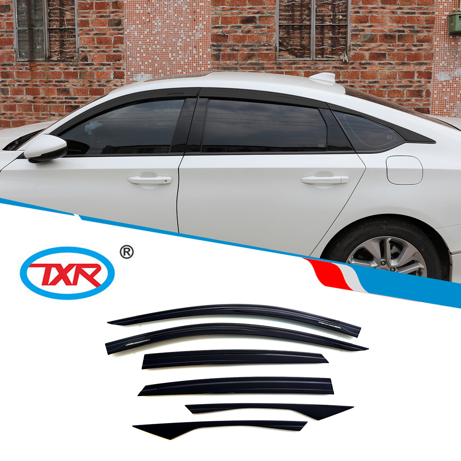 Aplicable al protector de lluvia Accord, protector de lluvia Yingshipai, protector de lluvia Honda Accord Window Deflectors