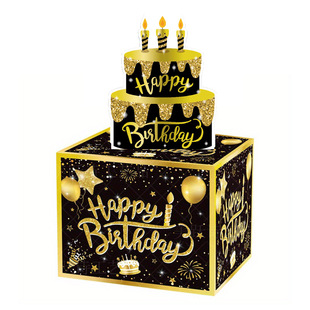 June Big Sale 31Pcs Cross-Border Hot Selling Surprise Party Birthday Decoration Money Box Surprise Decorative Box