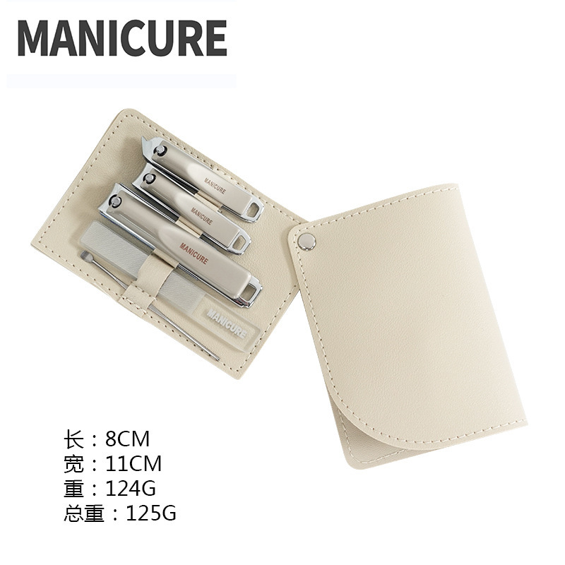 Yan set tijeras de uñas planas, trinchera de uñas inclinada, tijeras de uñas caseras, una sola