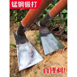 铁撅头刨地手工锻打汽车连杆锄头挖笋挖药材松土翻土刨树加长锄草-阿里巴巴