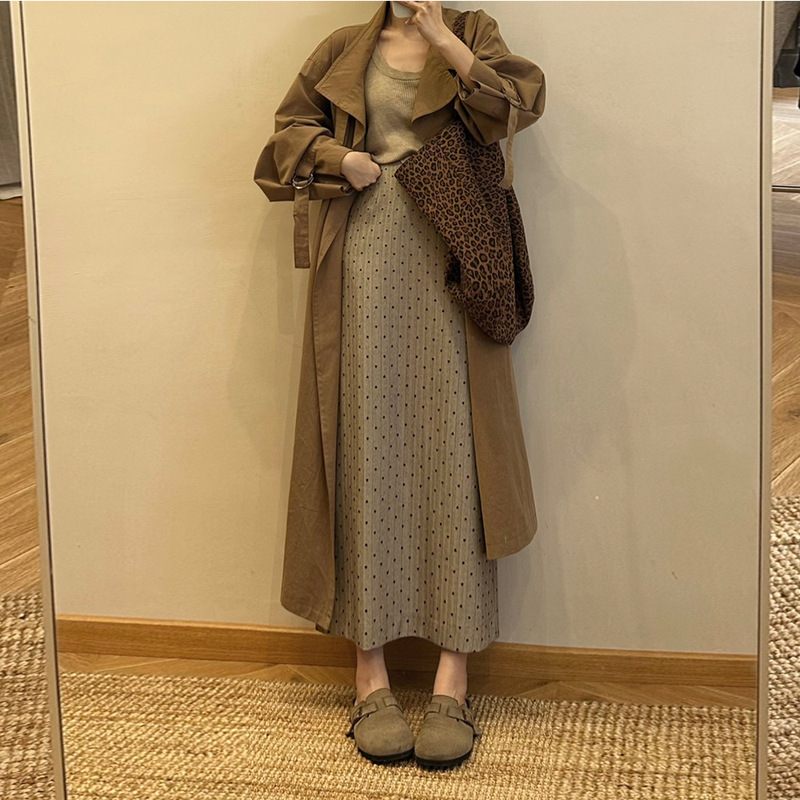 英伦风风衣女春设计感小众长款大衣小个子宽松薄款时尚外套|undefined