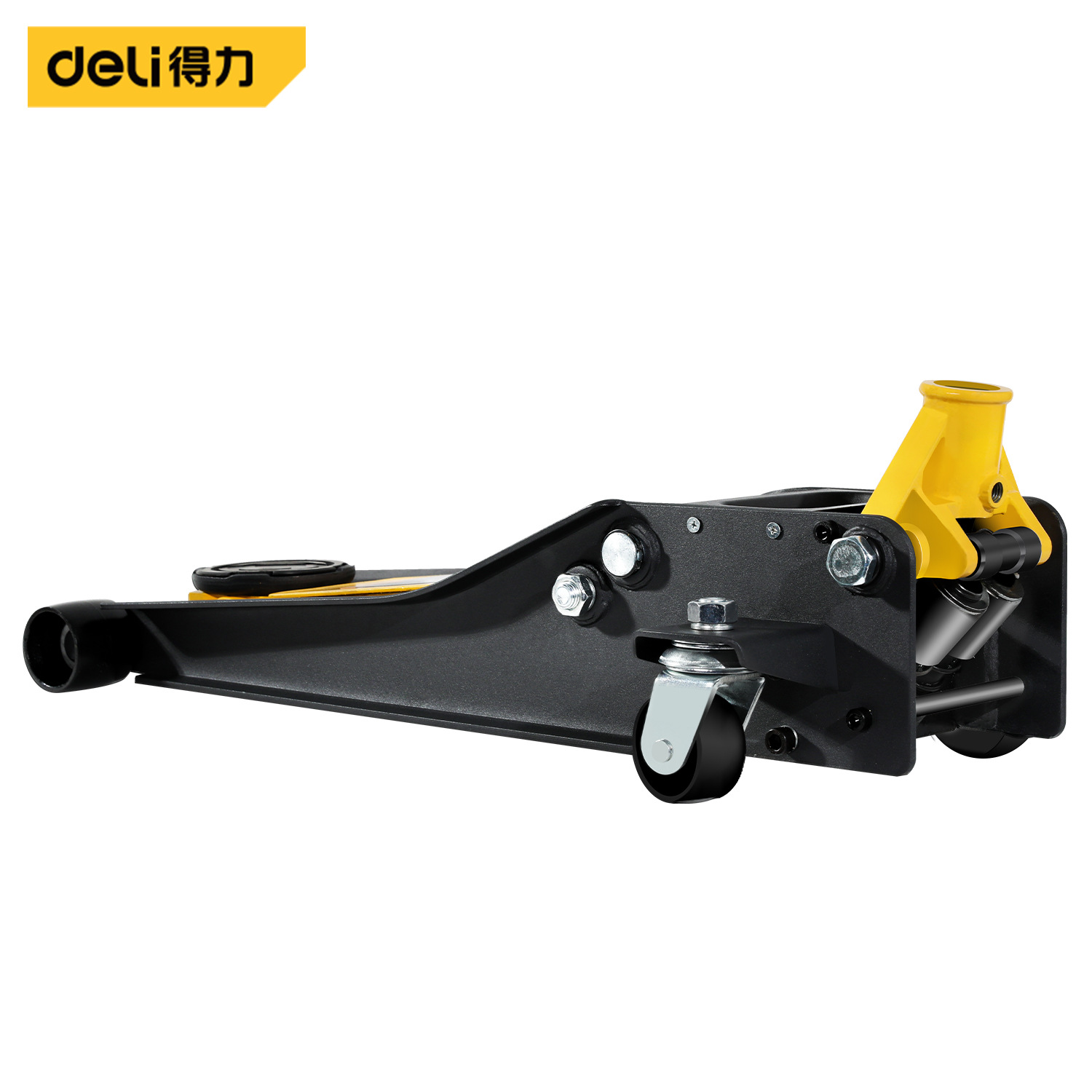 得力卧式液压千斤顶轿车越野车汽车车载油压换胎工具DQ-WD3T550