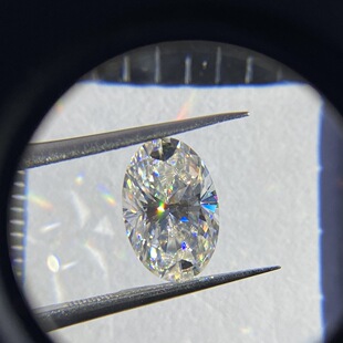 Special-shaped Moissanite Mosan Diamond Oval Egg-shaped D-color Naked Diamond Source Factory for Cross-border Special Supply