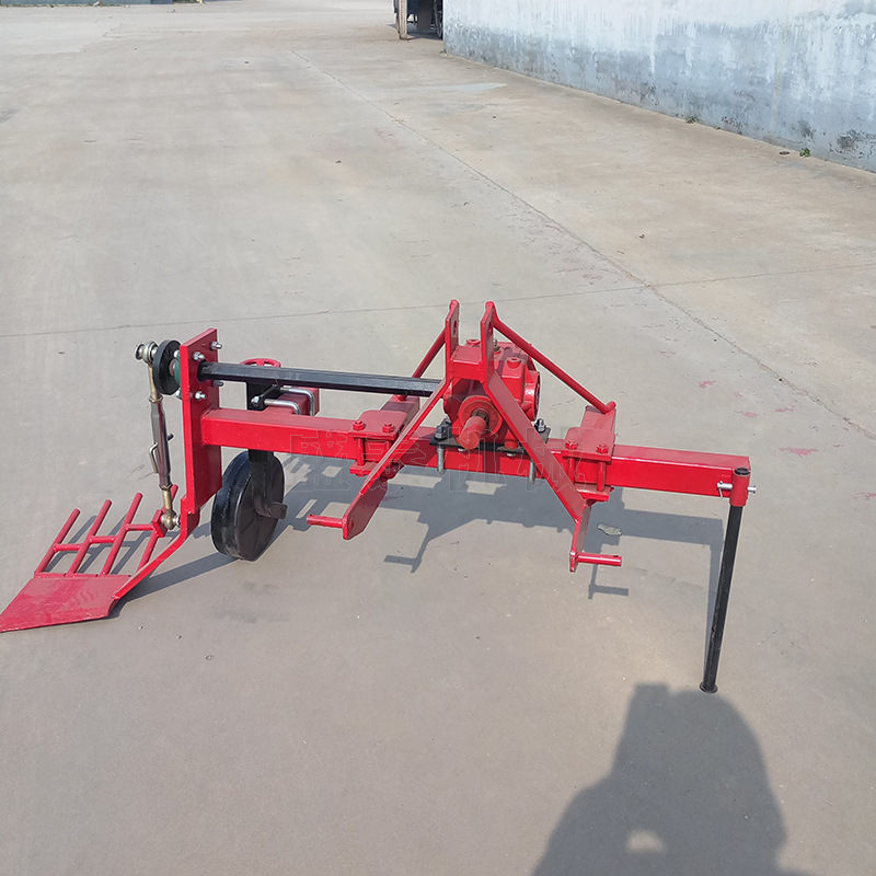 大棚鲜葱挖葱机 三点悬挂铧犁分离收葱机拖挂式大葱收获机