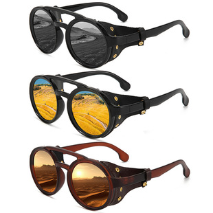 Polarized night vision windproof sand glasses retro outdoor cycling sunglasses pilot driving sunglasses hiking mountain climbing mirror